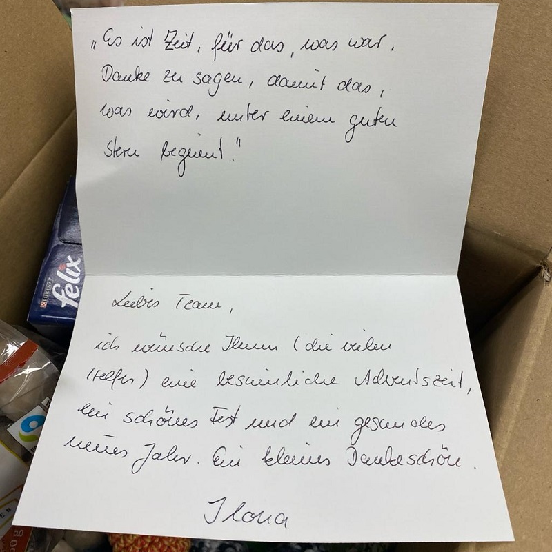 Spende Ilona Kroeger 1