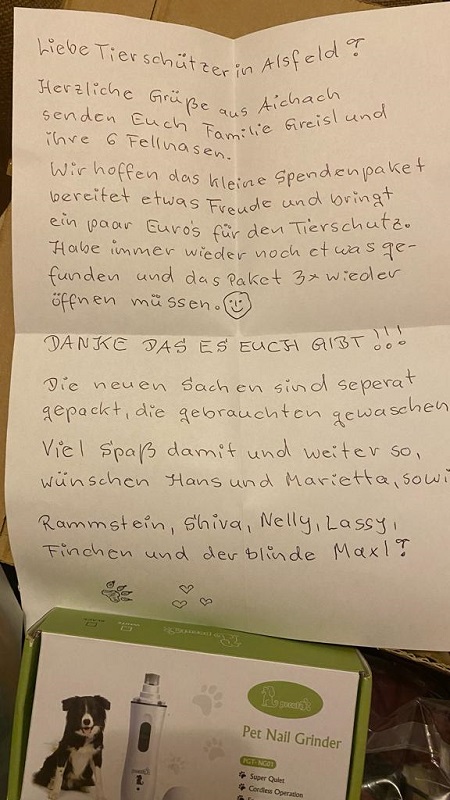 Spende Marietta Greisl 2