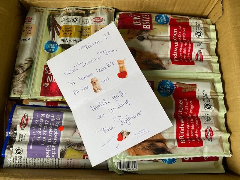 Vielen Dank für Ihre Spenden!