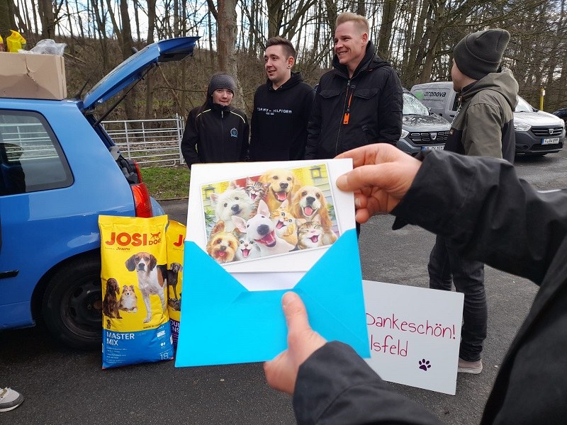 Großer Überraschungsbesuch