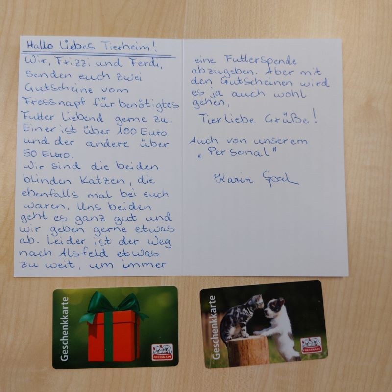 Großartige Spenden!!!