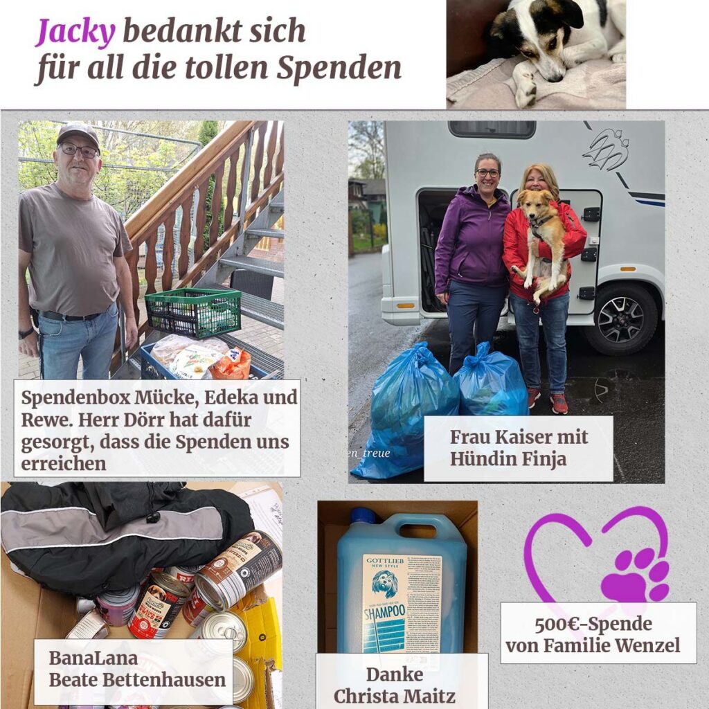 Ein schönes Osterfest und tolle Spenden erreichten uns im April