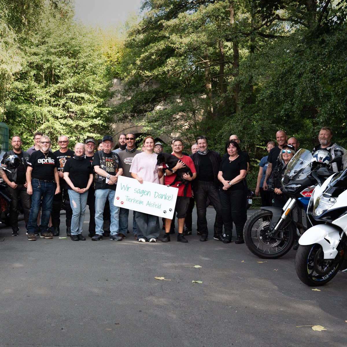 Biker-Ausfahrt für Tiere – Vielen Dank für die Spende