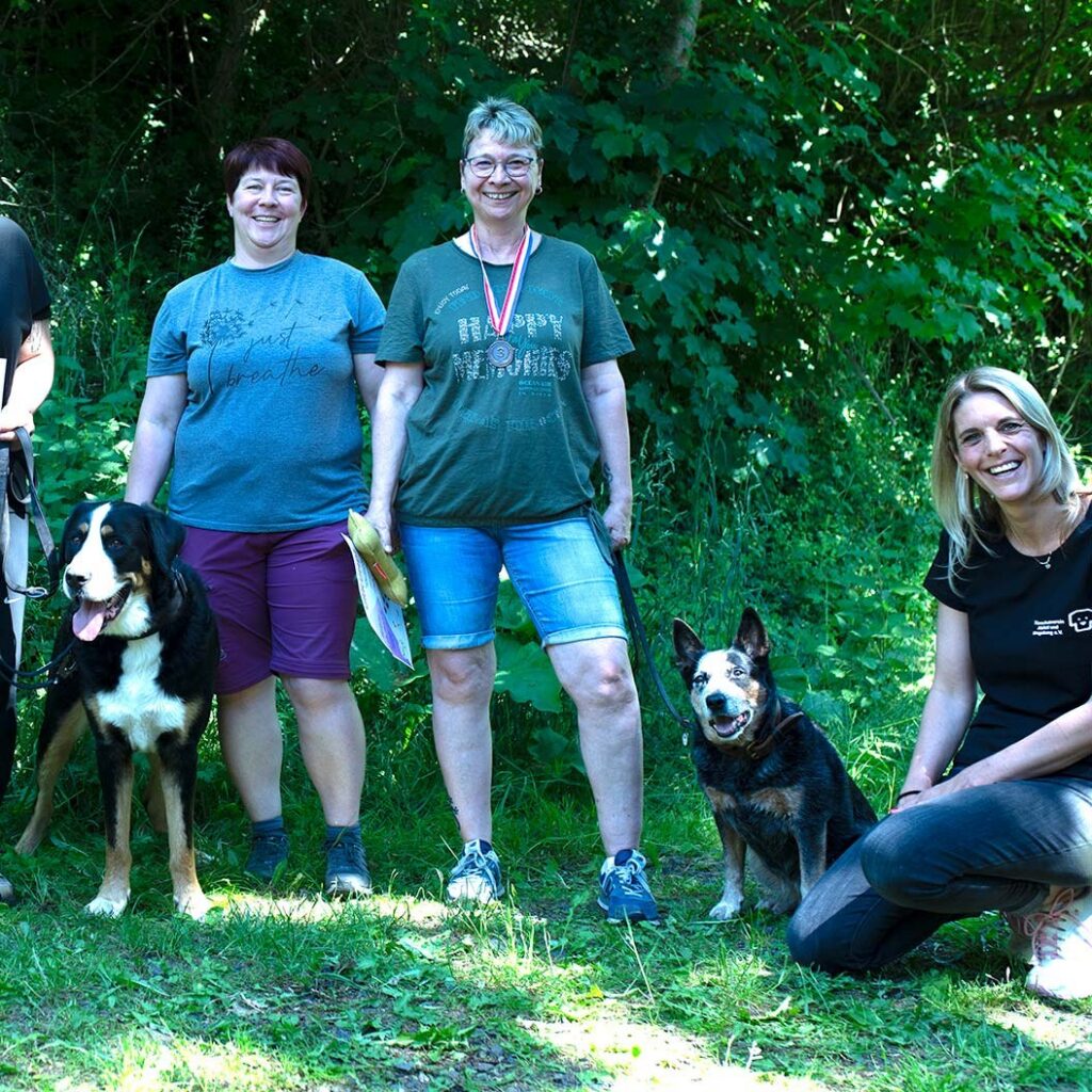 Gemeinsam unterwegs, Unser Hundetrail war ein voller Erfolg