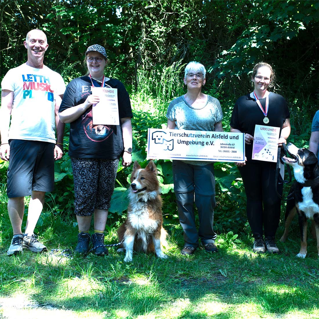 Gemeinsam unterwegs, Unser Hundetrail war ein voller Erfolg