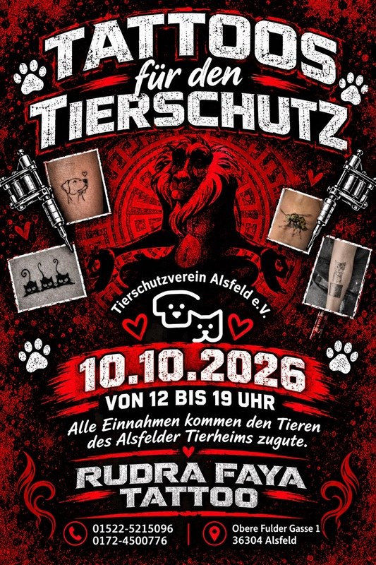 Tattoos für den Tierschutz