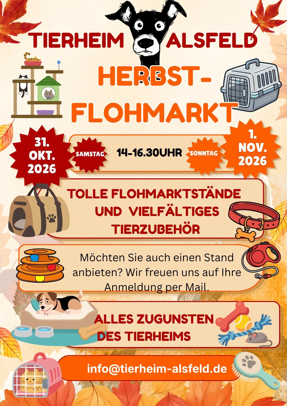 Toller Herbst-Flohmarkt bei uns